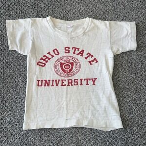 Vintage Single Stitch Ohio State Youth Size 6 Broken In T Shirt. Kids